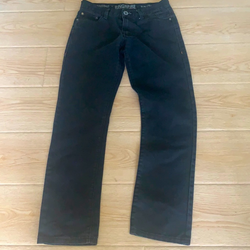 RING of FIRE Slim Straight Leg Jeans